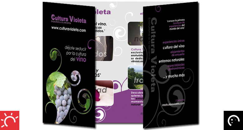 Díptico Cultura Violeta